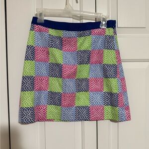 Colorful vineyard vines whale Women's Skirt